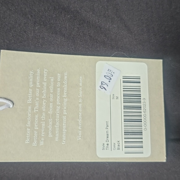 Everlane The Dream Pant Medium M black New - Picture 10 of 14